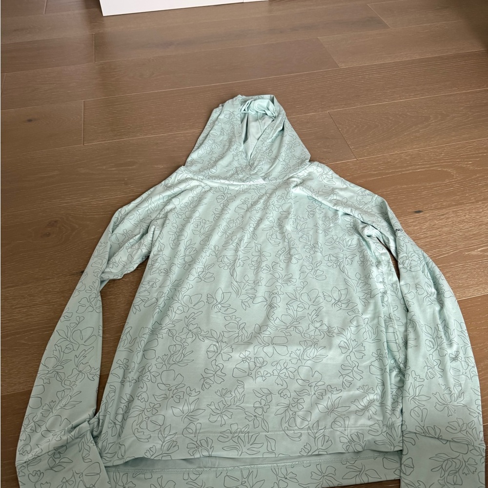 Floral Mint Green Hoodie